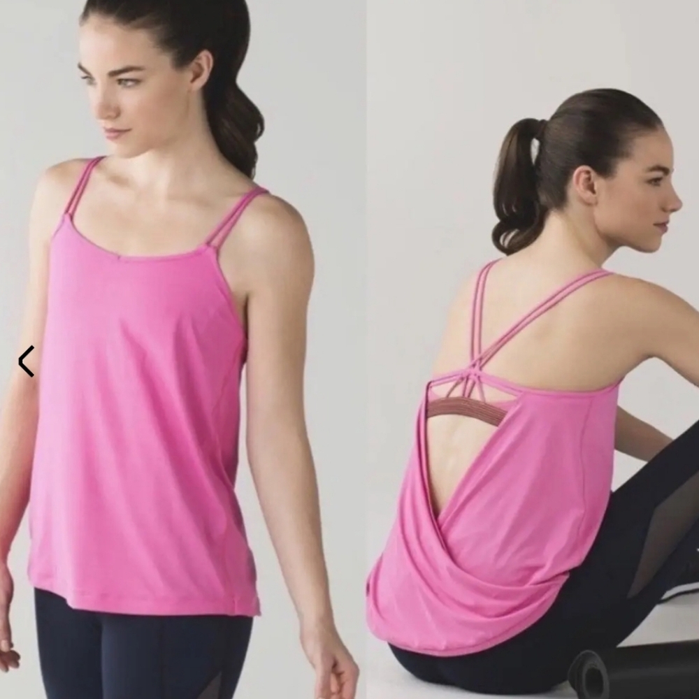Size 6 Lululemon Simply Radiant Tank in Pink Paradise